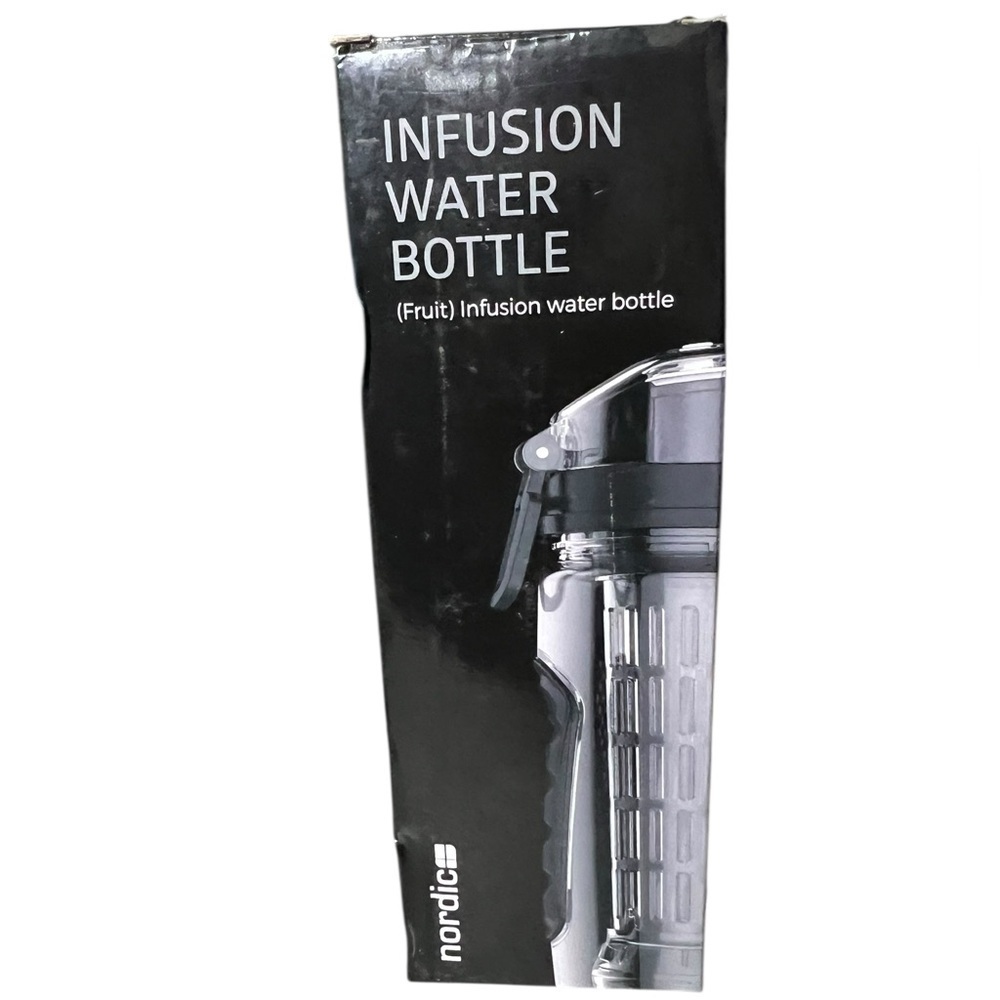 NIB - Nordic Fruit Infusion Water Bottle w/ Detachable Ice Gel Ball - Picture 2 of 4